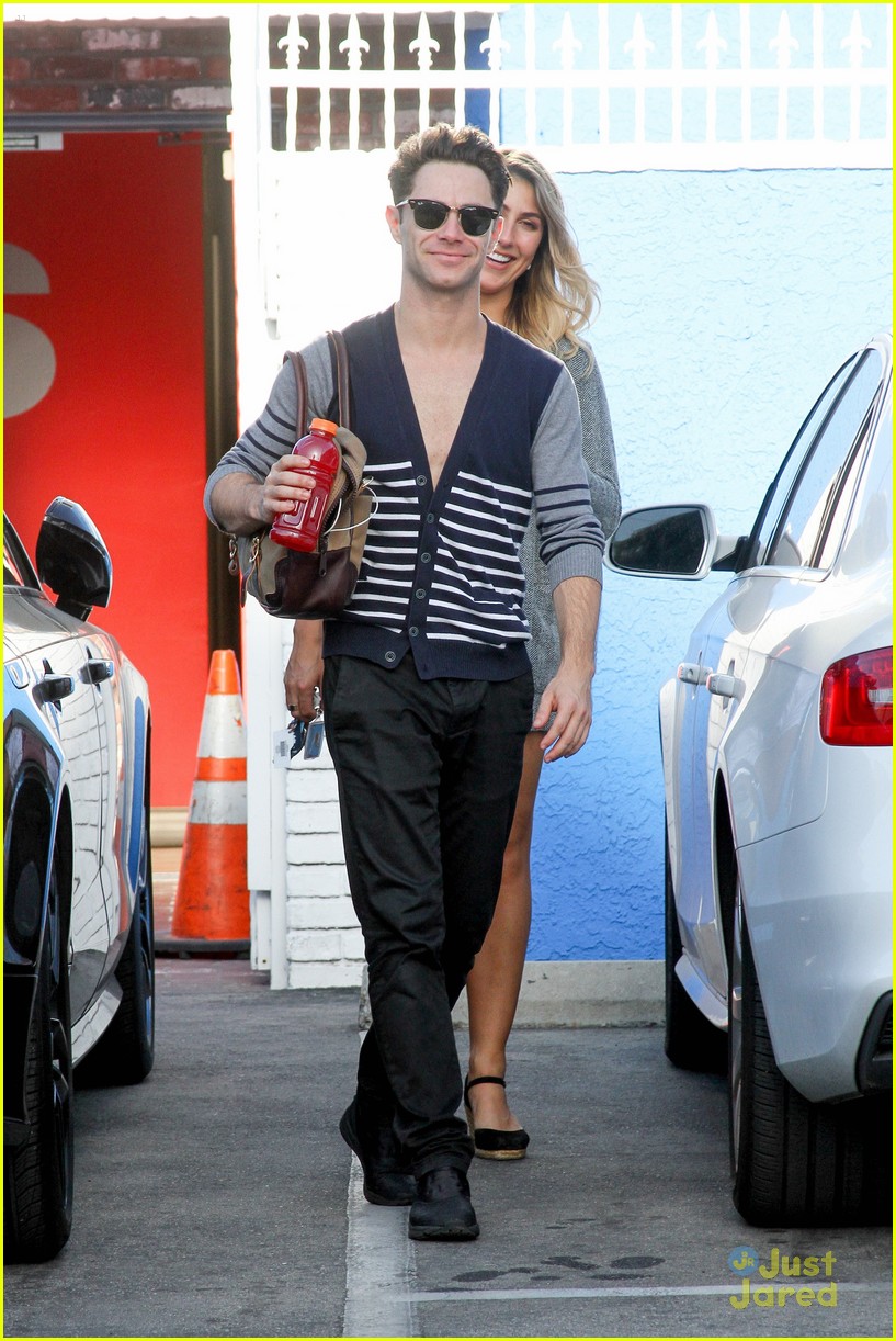 Full Sized Photo of emma slater sasha farber kiss dwts studio 20 | Emma