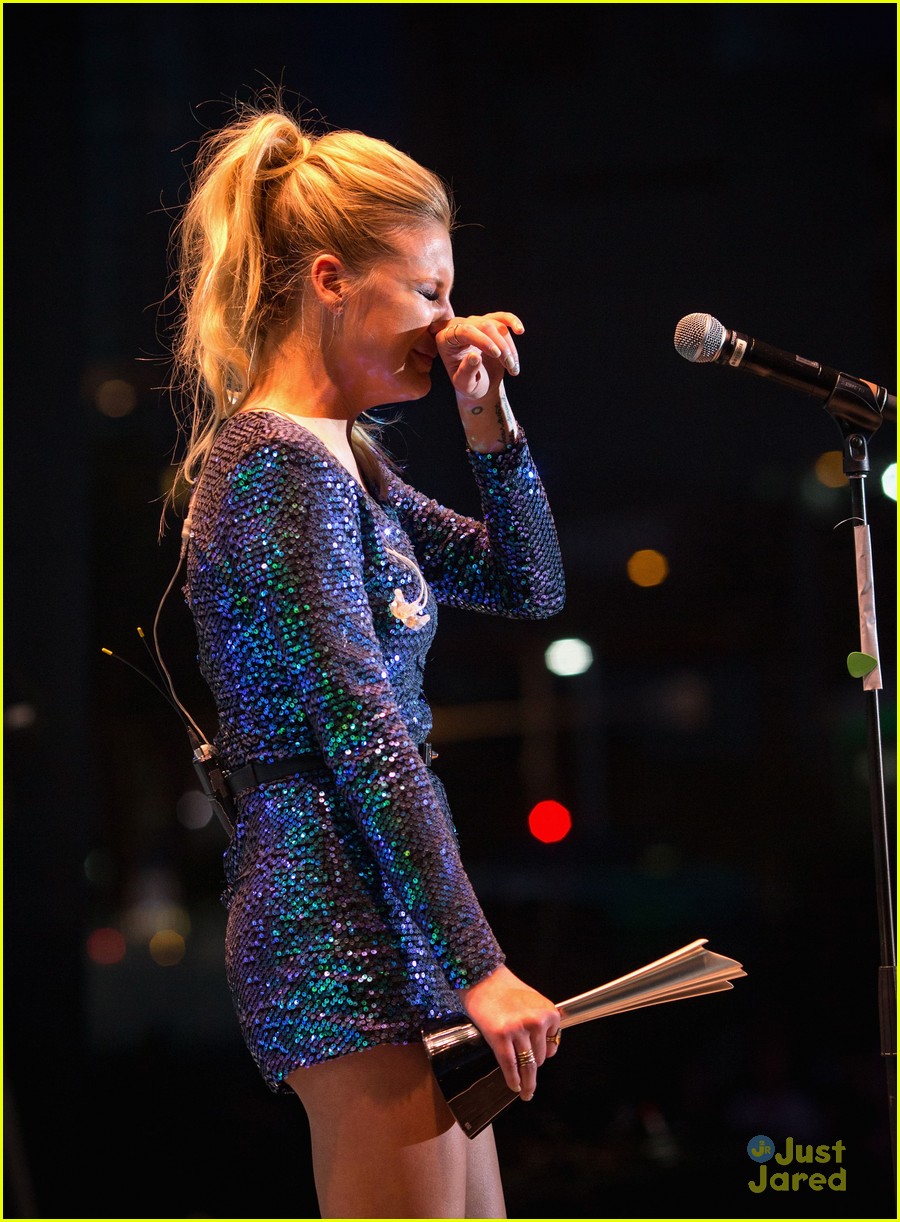 Kelsea Ballerini Accepts ACM Award At Party For A Cause Festival