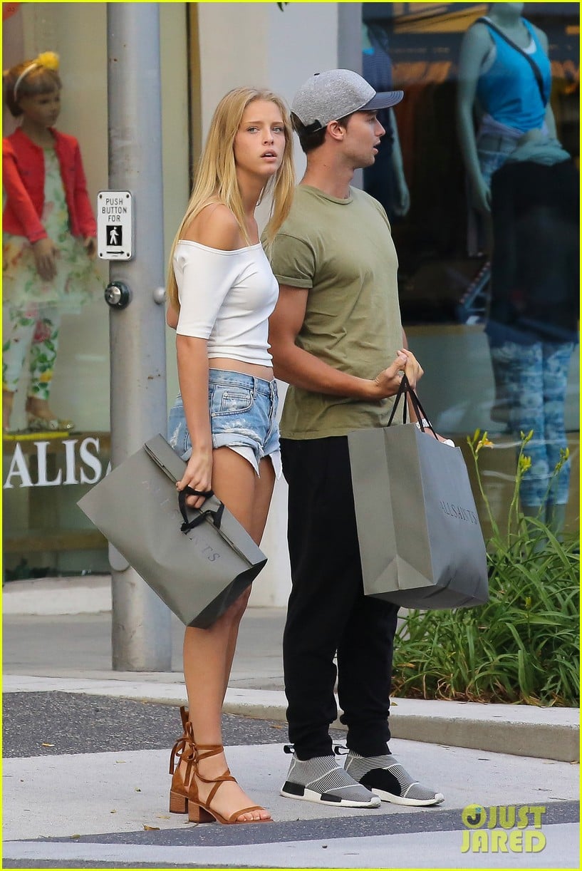 Patrick Schwarzenegger & Girlfriend Abby Champion Spend the Day in