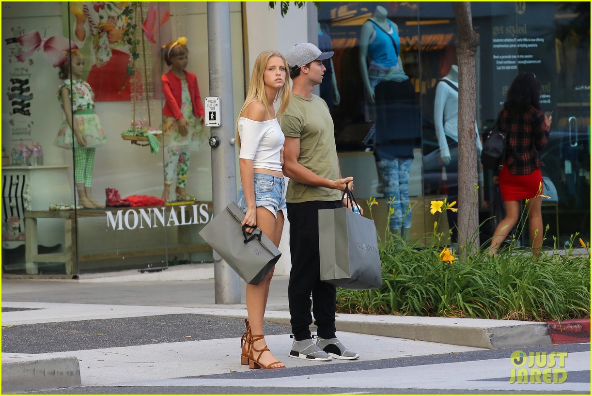 Patrick Schwarzenegger & Girlfriend Abby Champion Spend the Day in