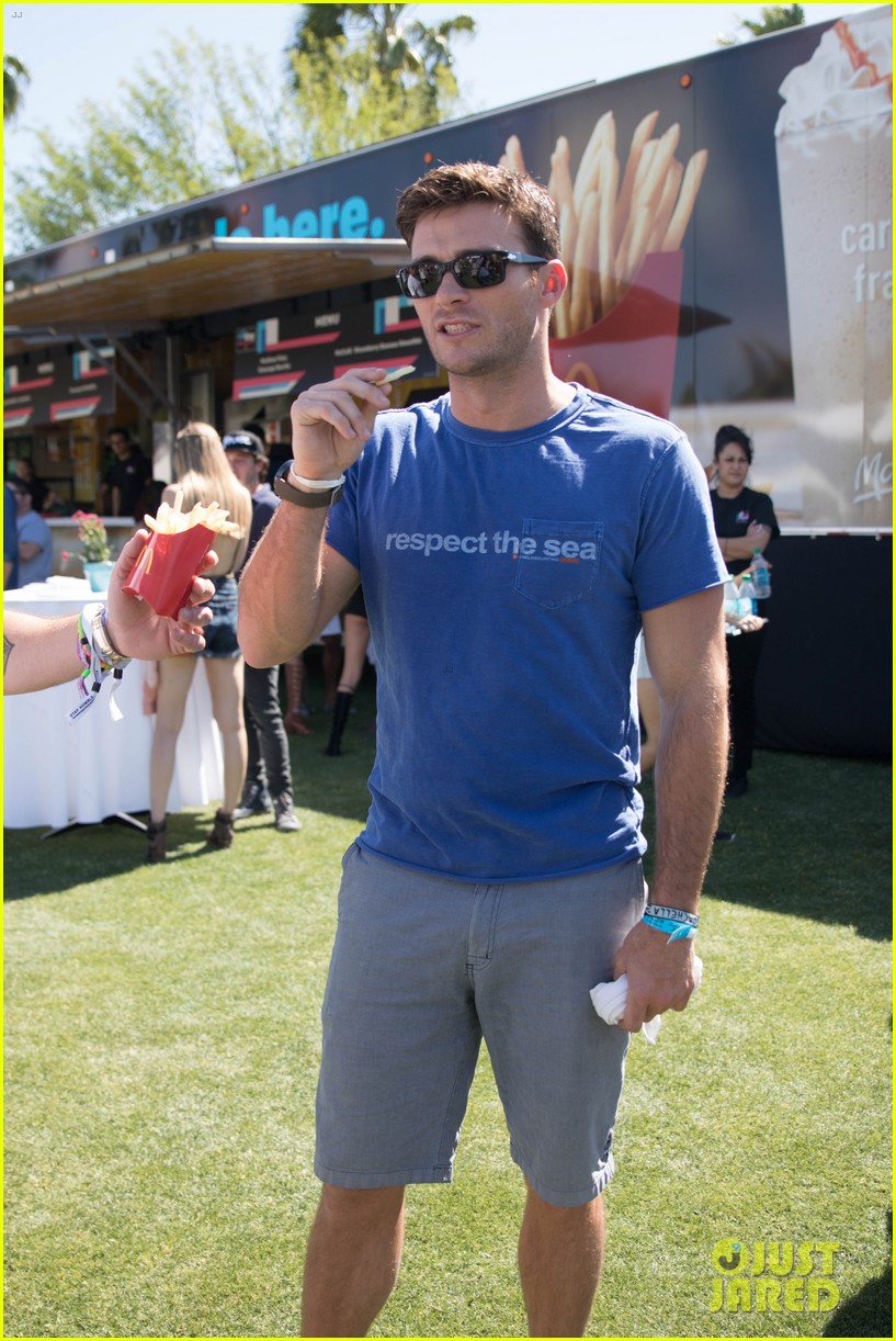 Tyler Blackburn & Ashley Benson Hang at the Bootsy Bellows Coachella