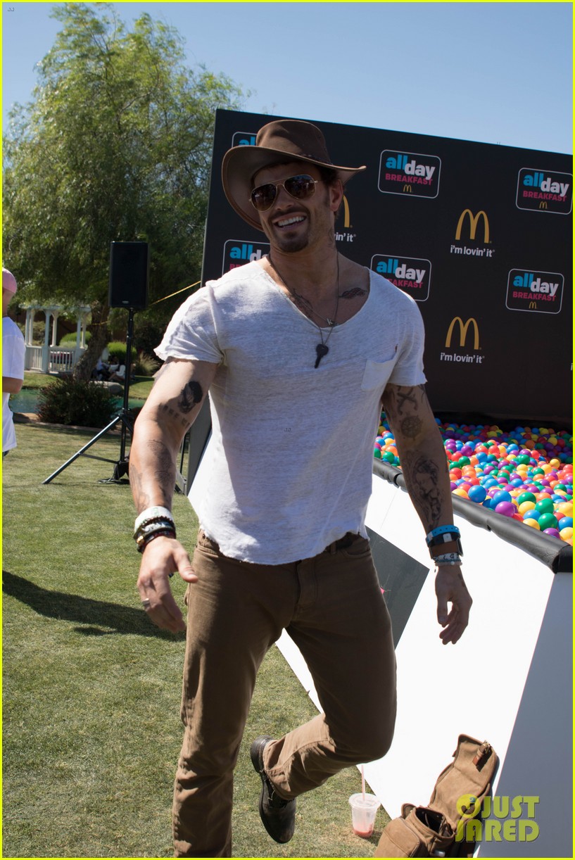 Tyler Blackburn & Ashley Benson Hang at the Bootsy Bellows Coachella