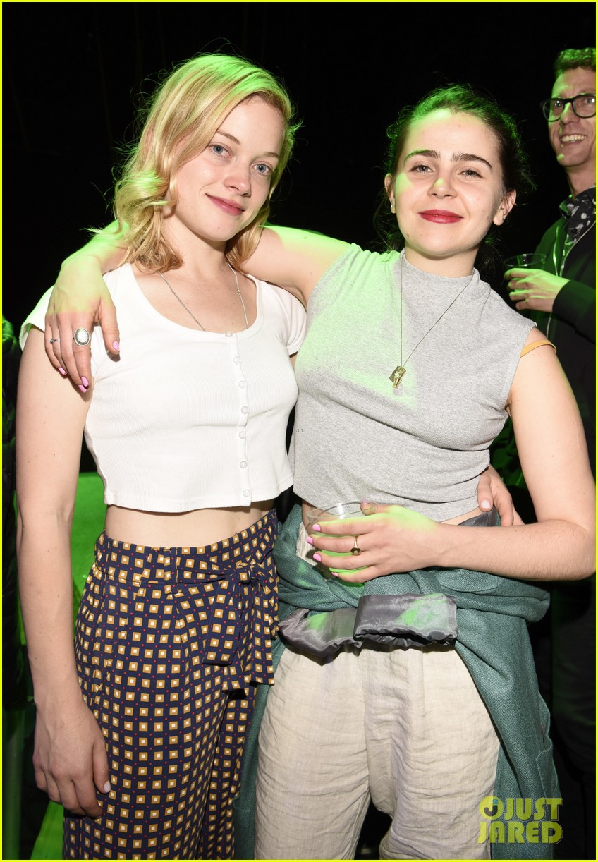 Mae Whitman & Jane Levy Hang Out at 'Green Room' Premiere! 