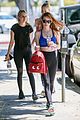 emma roberts workout gas fuel up talks red hair color 14