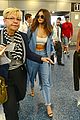 selena gomez miami airport flight out 16
