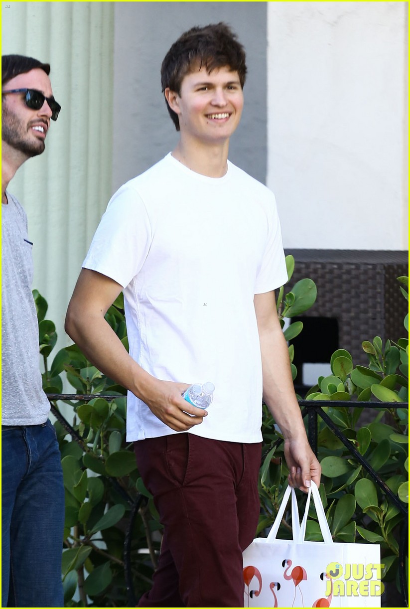 Ansel Elgort Jet Sets to Miami With Girlfriend Violetta Komyshan ...