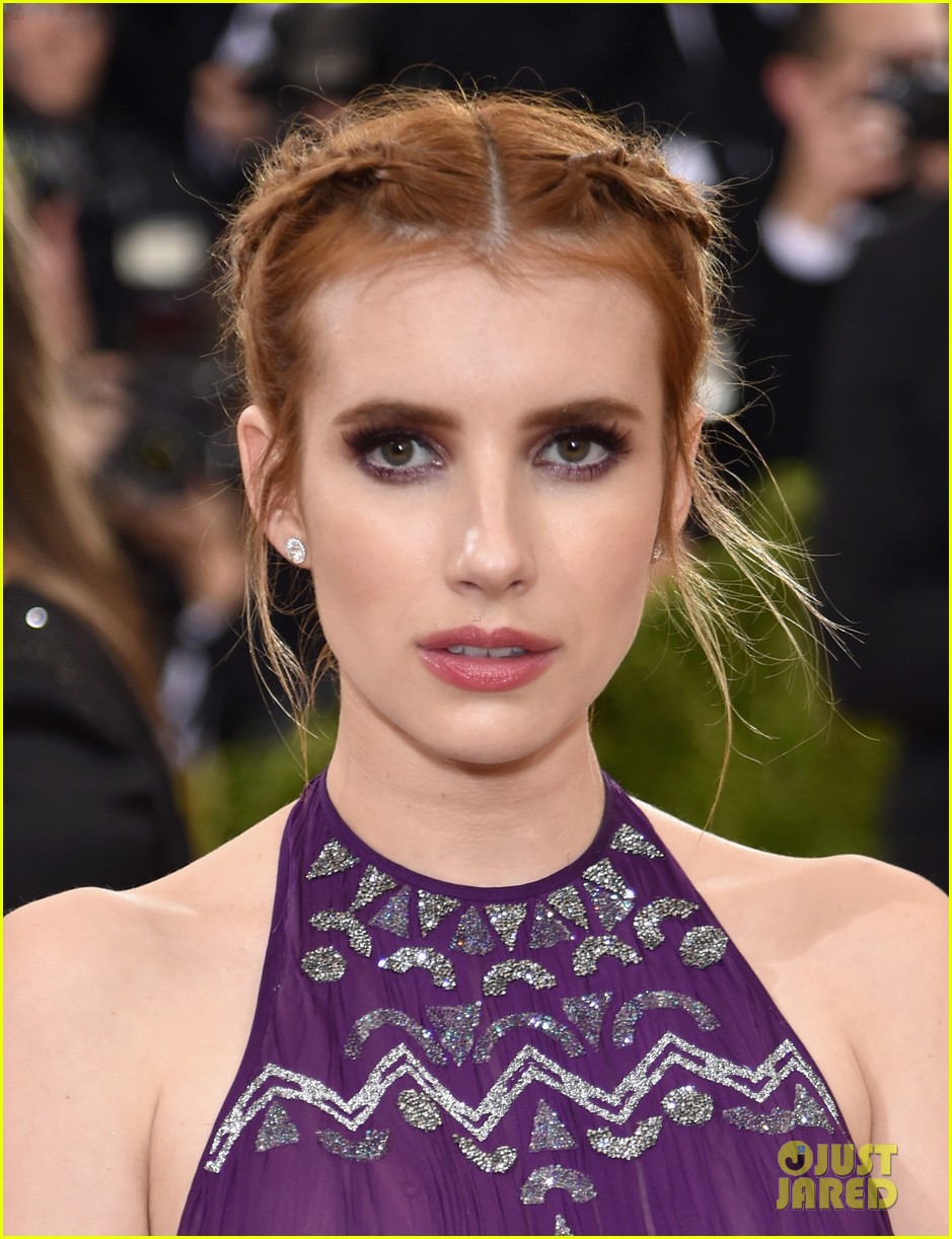 Emma Roberts & Amandla Stenberg Rock Jewel Tones at Met Gala 2016