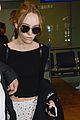 lily rose depp arrives airport cannes 01