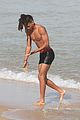 jaden smith wears just his calvins for a dip at the beach 05