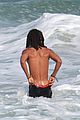jaden smith wears just his calvins for a dip at the beach 11