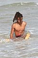 jaden smith wears just his calvins for a dip at the beach 19