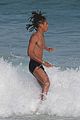 jaden smith wears just his calvins for a dip at the beach 20