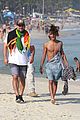 jaden smith wears just his calvins for a dip at the beach 29