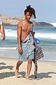 jaden smith wears just his calvins for a dip at the beach 30