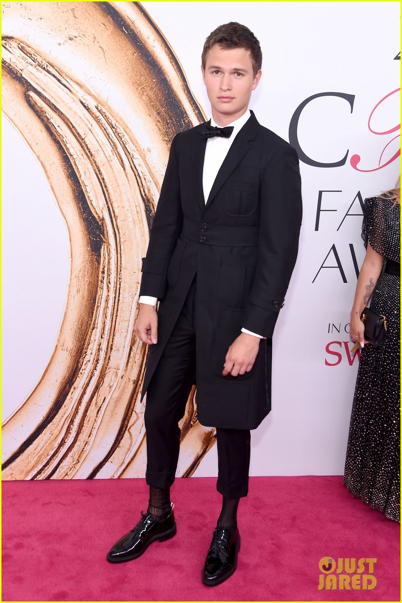 Ansel Elgort Brings Girlfriend Violetta Komyshan to CFDA Fashion Awards ...