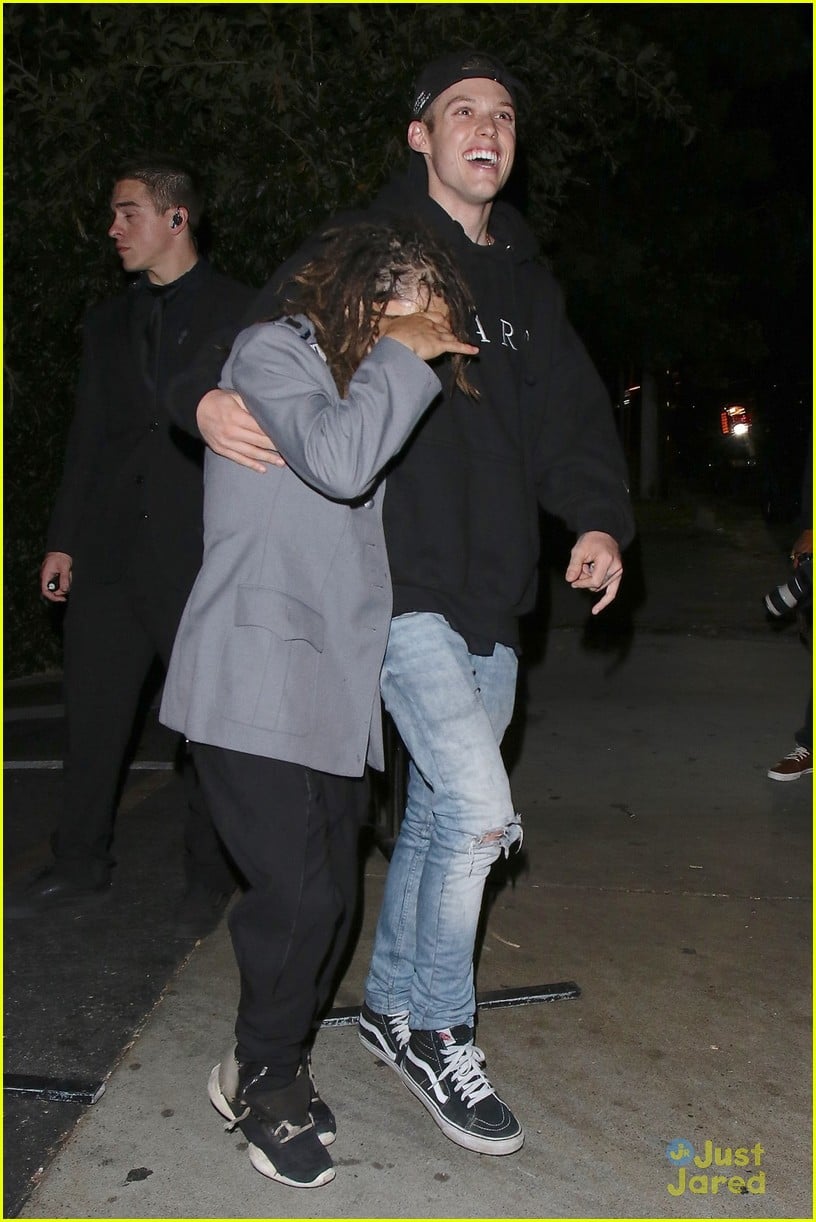 Full Sized Photo of moises arias harry hudson go clubbing together 12 ...