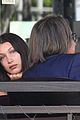 bella hadid lunch with dad mohamed fathers day 01