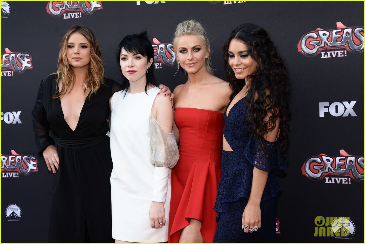 Vanessa Hudgens Reunites With Julianne Hough at 'Grease: Live!' Event ...
