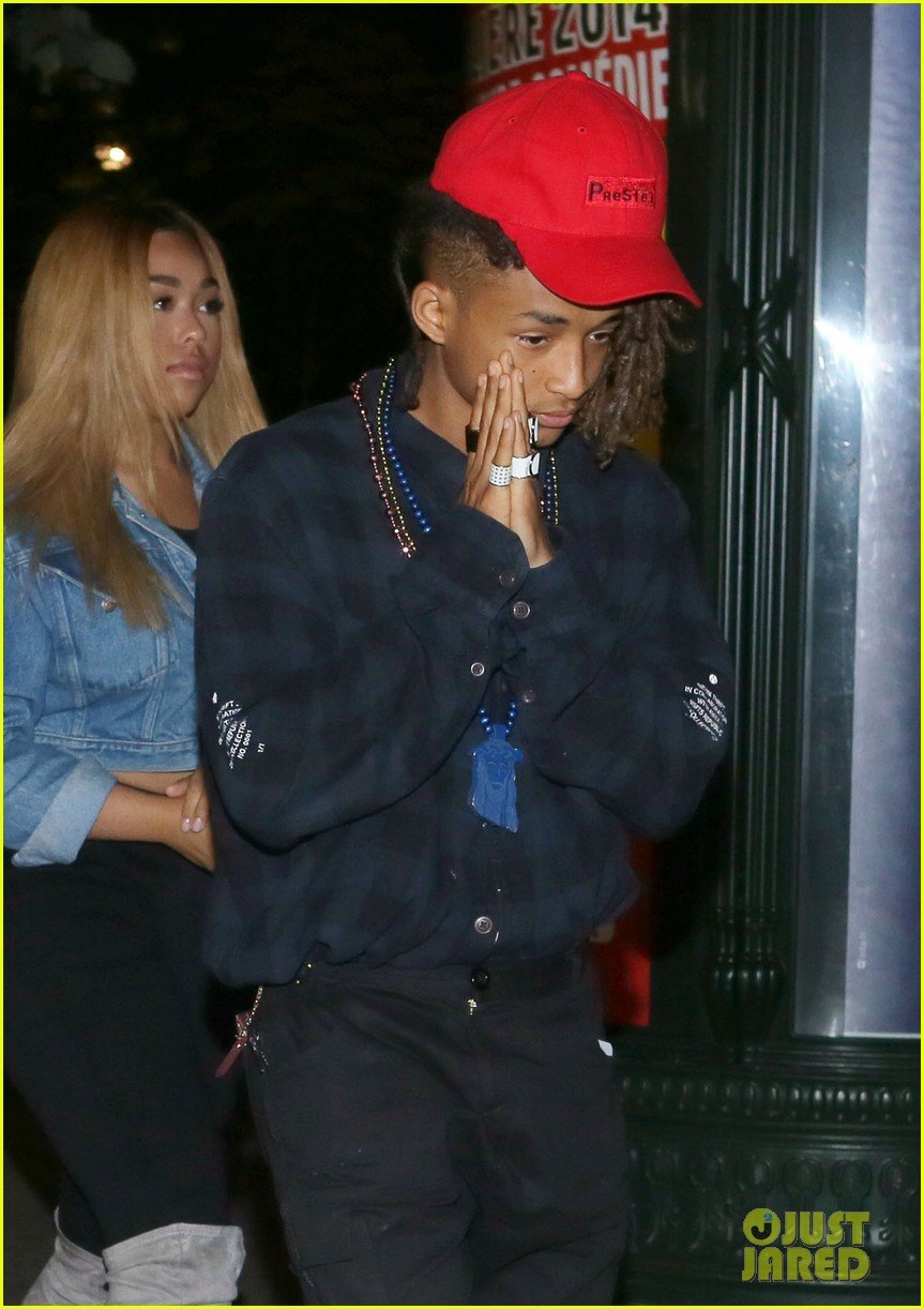 Full Sized Photo of kendall jenner meets up with jaden smith in paris ...