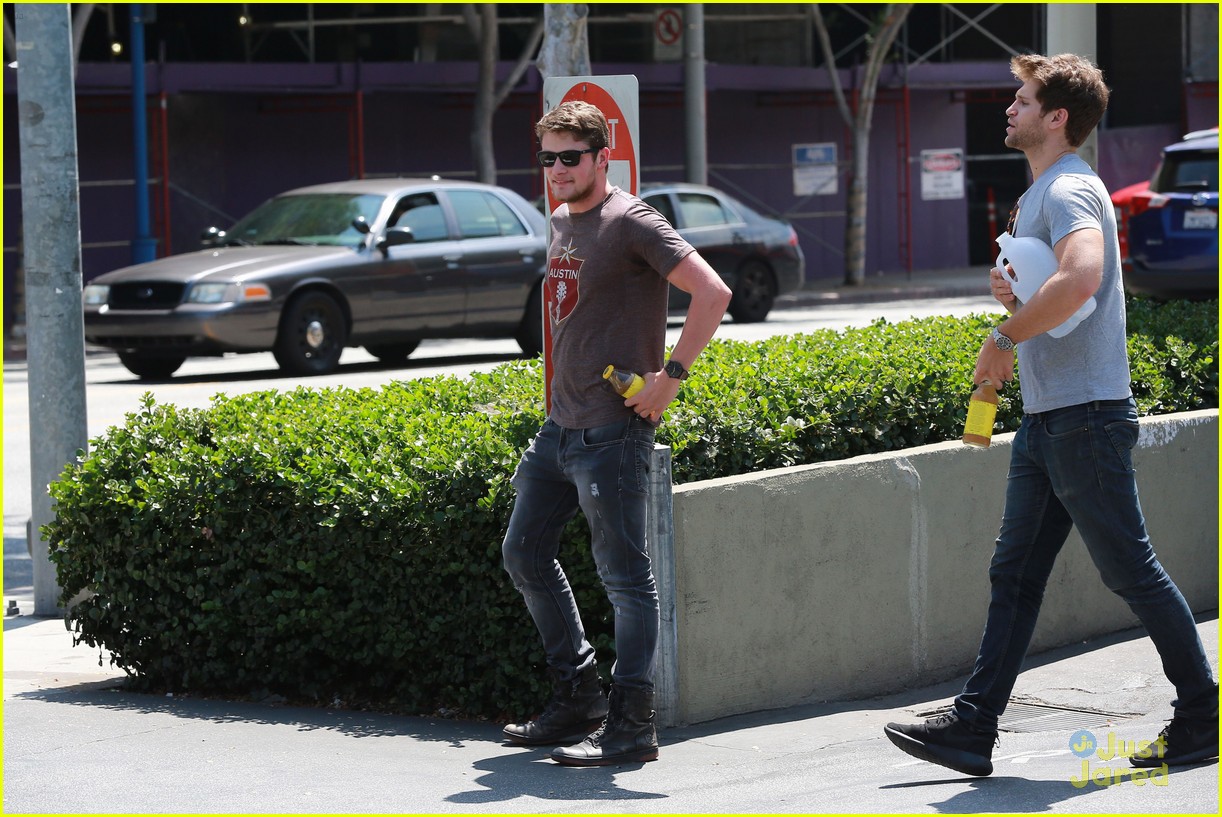 Keegan Allen Jokes About Wearing Matching Outfits With Brett Dier