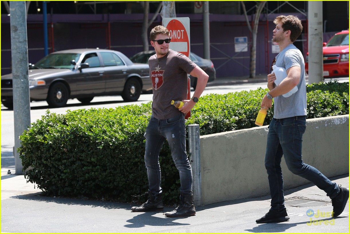 Keegan Allen Jokes About Wearing Matching Outfits With Brett Dier