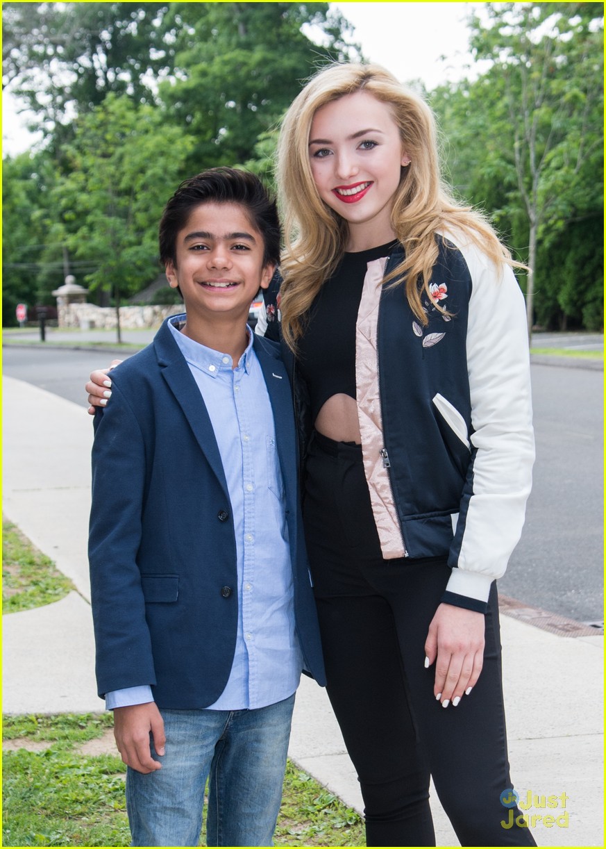 Neel Sethi & Peyton List Host Children's Acting Workshop at Greenwich ...