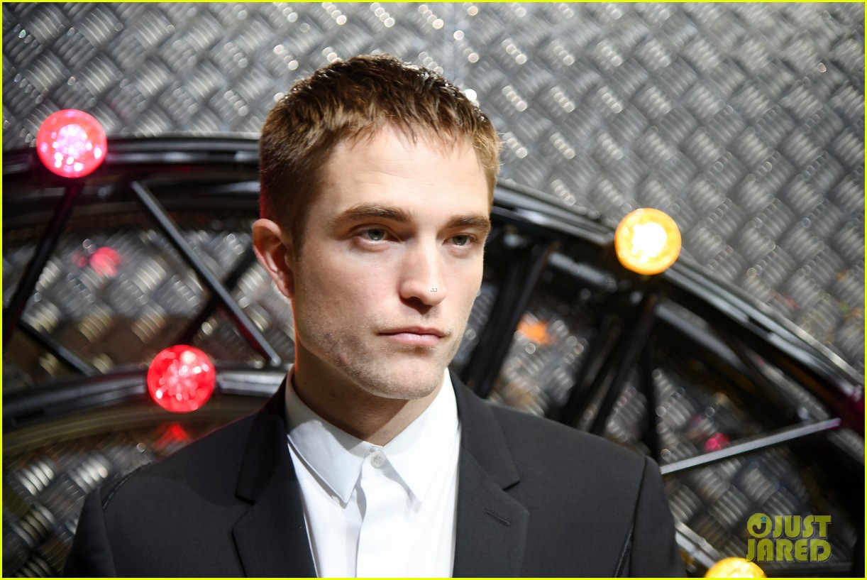 Robert Pattinson Attend's Dior Homme's Paris Show with Michael B