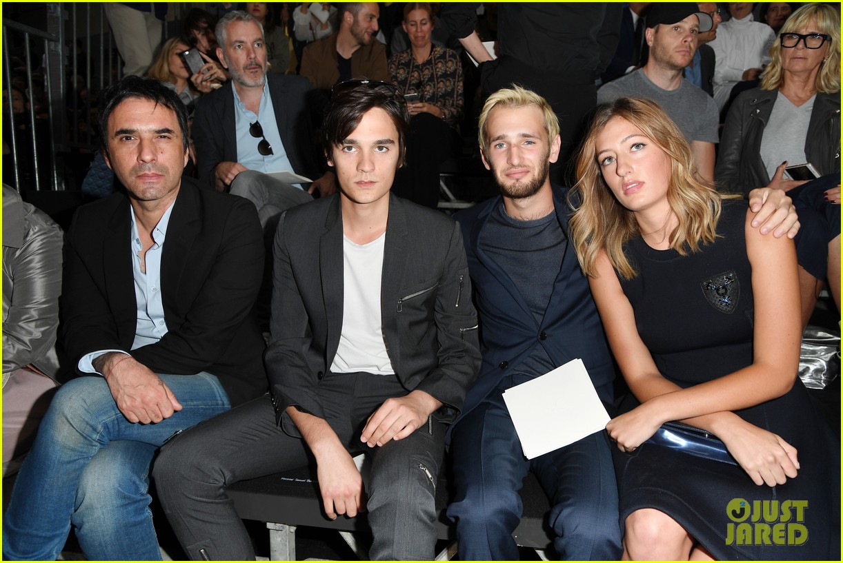 Robert Pattinson Attend's Dior Homme's Paris Show with Michael B