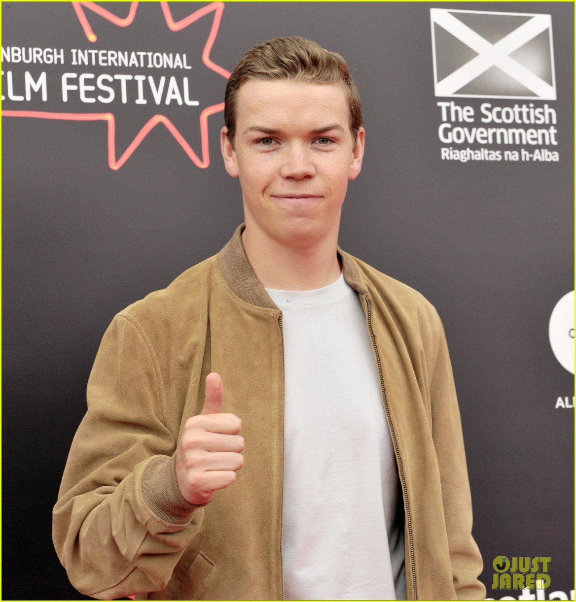 will poulter premieres kids in love in scotland 03