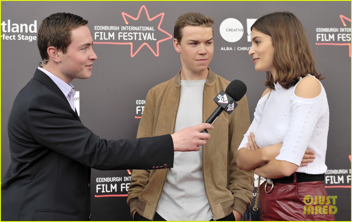 will poulter premieres kids in love in scotland 04