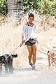 danielle campbell hike with her dogs 03