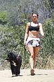 danielle campbell hike with her dogs 07