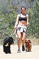 danielle campbell hike with her dogs 28
