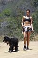 danielle campbell hike with her dogs 33