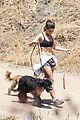 danielle campbell hike with her dogs 35