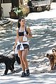 danielle campbell hike with her dogs 43