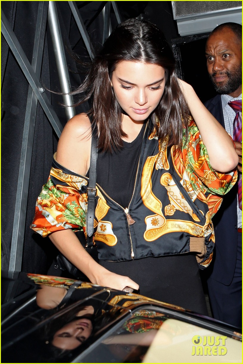 Full Sized Photo of kendall jenner nice guy short stop very collection