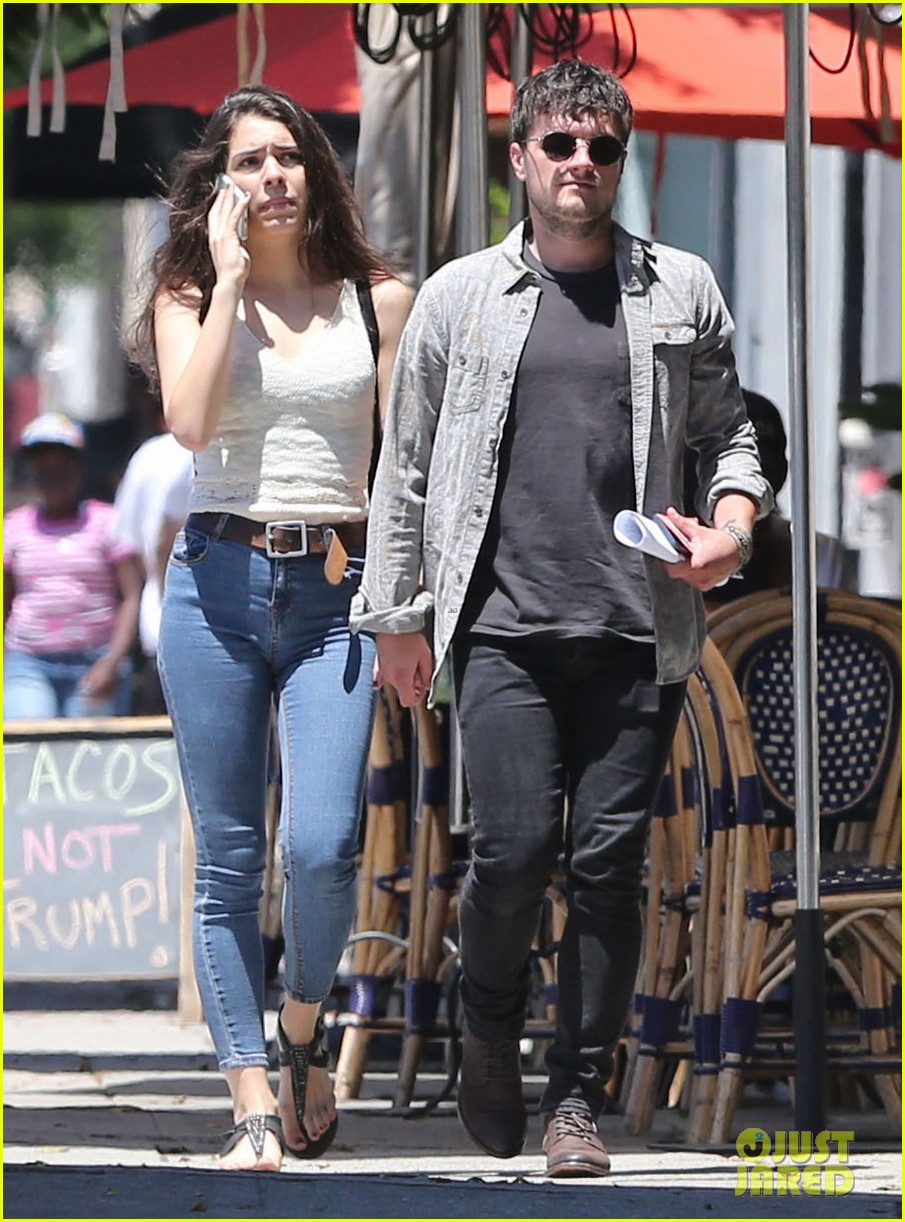 Full Sized Photo of josh hutcherson claudia shopping hollywood 06 ...