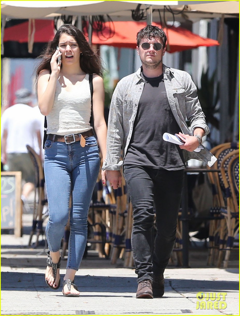 Josh Hutcherson & Claudia Traisac Hold Hands for Hollywood Shopping ...