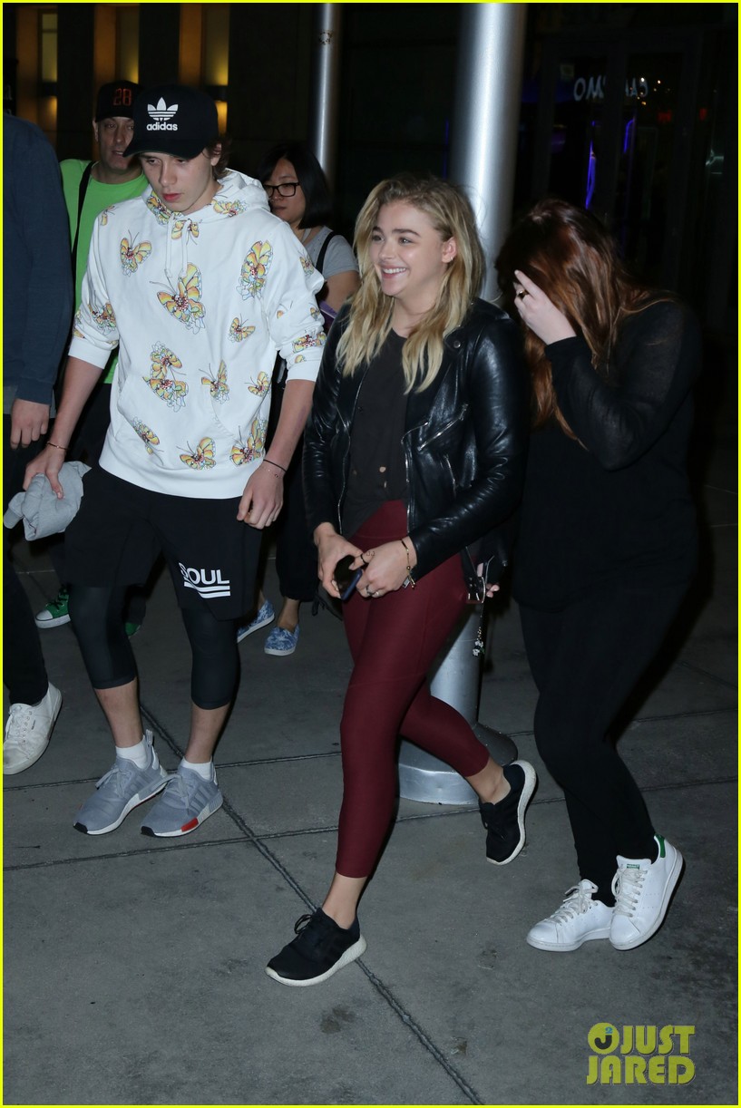 Chloe Moretz & Brooklyn Beckham Watch a Movie with Her BFF Meghan