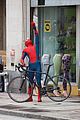 spider man swings into action on set 16