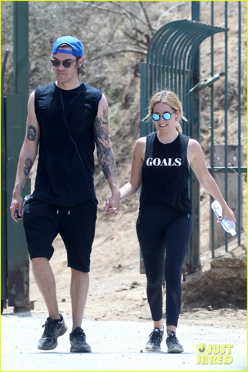 Full Sized Photo of ashley tisdale christopher french hike runyan