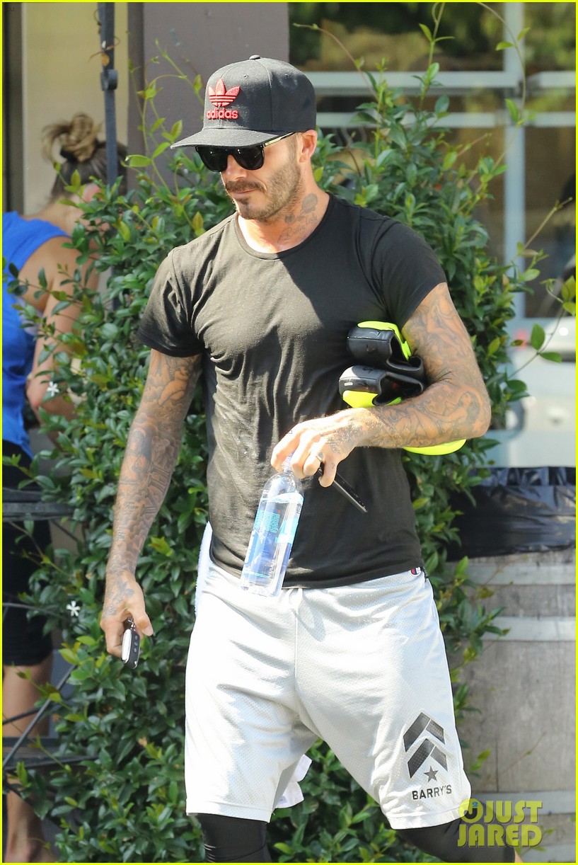 Full Sized Photo of david beckham son brooklyn grab smoothies after ...