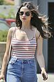 crystal reed shopping la striped top 03