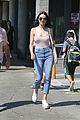 crystal reed shopping la striped top 04