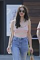 crystal reed shopping la striped top 05