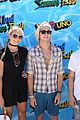 courtney eaton goes swimming with r5 at just jared summer bash 20
