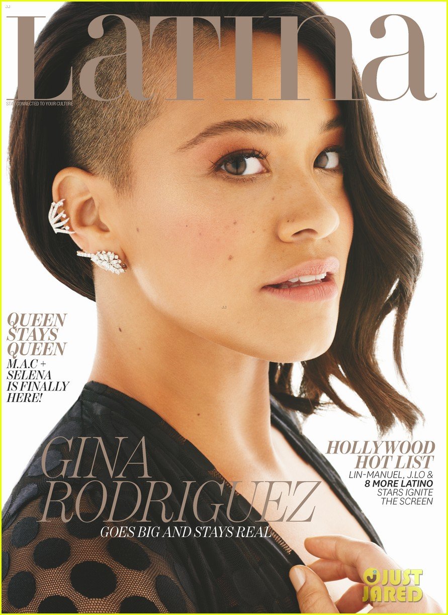Gina Rodriguez Shows Off Her Shaved Head On Cover of 'Latina' September