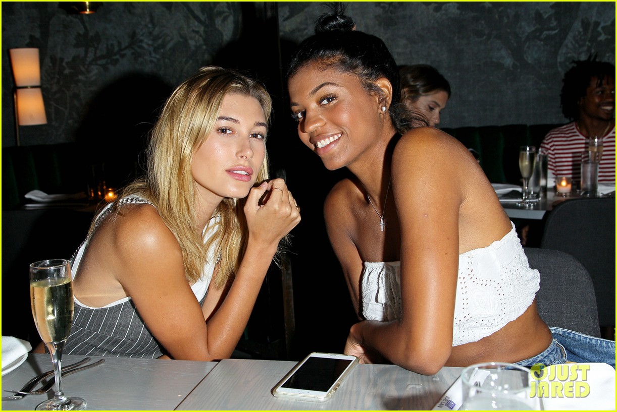 Hailey Baldwin With Justine Skye May 2, 2018 – Star Style