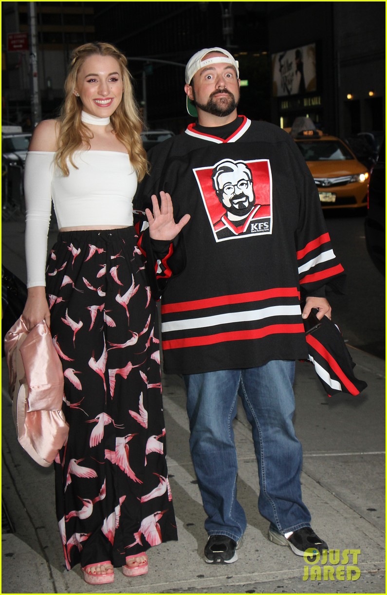 Full Sized Photo of harley quinn smith kevin smith aol visit yoga promo ...